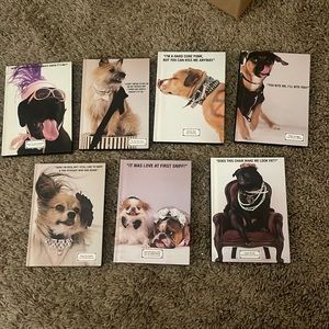 VINTAGE Y2K JUICY COUTURE COLLECTORS ITEMS SET OF 7 DOG COLLECTION NOTEBOOKS